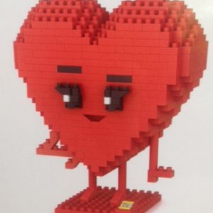Thinking Meme Heart Shape Building Blocks Emoji Building Blocks